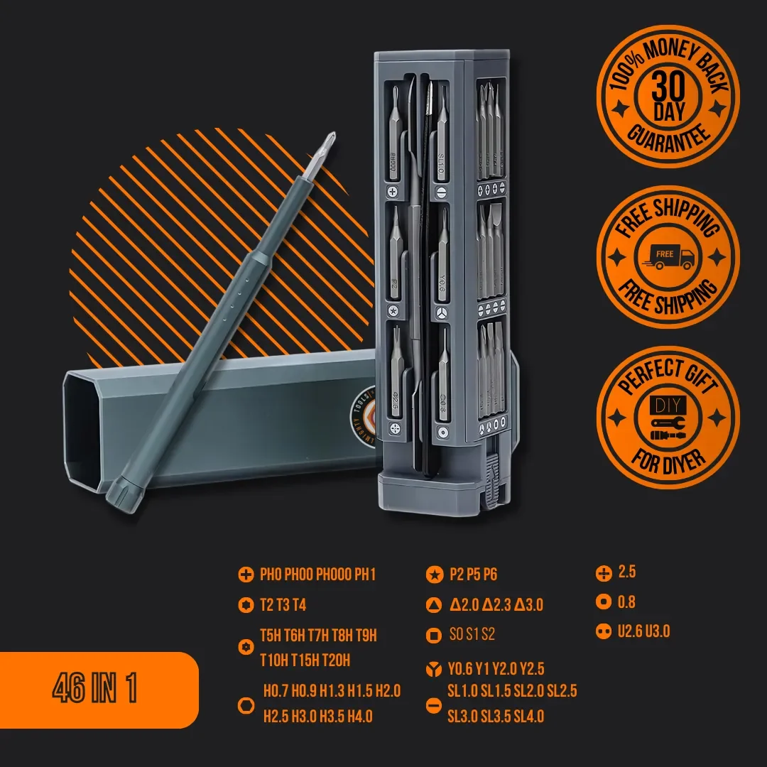 The Almighty Screwdriver Portable Set 46 in 1™ - Image 12