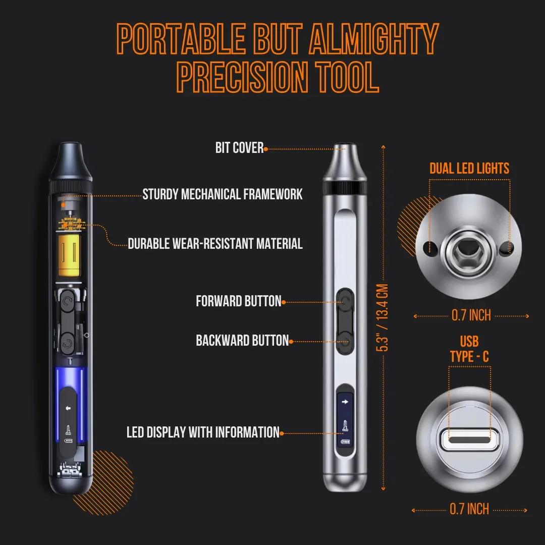 The Almighty Precision Electric Screwdriver 52 in 1™ - Image 9