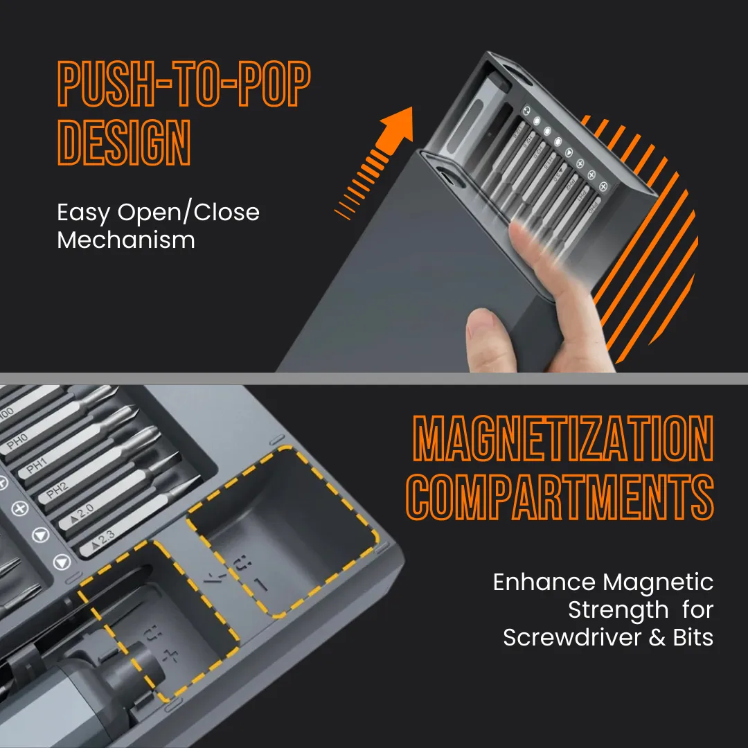 The Almighty Screwdriver™ Precision Electric Set 68 in 1 - Image 11