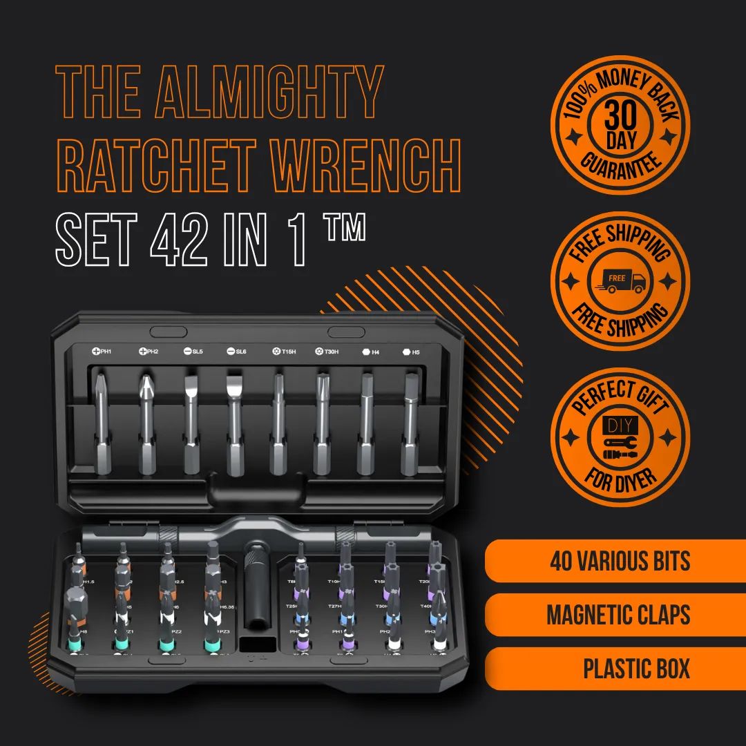 The Almighty Ratchet Wrench™ Set 42 in 1 - Image 3